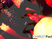 Charlie has some wet fun with Capri 4/16