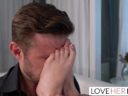 Jewelry on her very fine foot 5/16