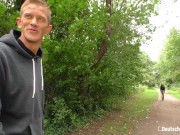 AMATEUREURO - Mature German Blonde Gives Blowjob In Public Before Getting Penetrated 2/16