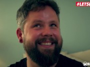 BUMSBESUCH - Big Tits MILF Sina Velvet Banged Deep By Her Lucky Fan - LETSDOEIT 3/16