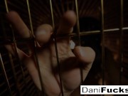 Dani is Trapped Inside A Dog Cage 1/16