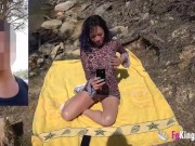 Noa and her SEXY OUTDOOR FUCK! This girl has no limits! ;P 4/16