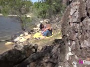 Noa and her SEXY OUTDOOR FUCK! This girl has no limits! ;P 6/16