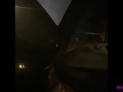 Fucking Hot Babe In Tesla Car Self Driving At Night 14/16