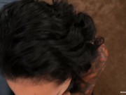 Tattooed amateur hottie sucks his dick 6/16