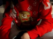 Fan Wished a wet pussy as a gift from Santa - Squir7een 3/16