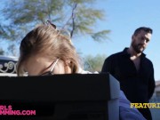 GIRLSRIMMING - Stunning Katie Kush gives a juicy rimjob and get fucked 1/16