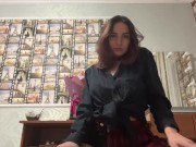 School girl masturbations and cums 🔥 2/16