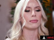 He Stretched His Boss' Tight Pussy And Throat With His BIG Cock To Keep His Job 2/16