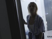 SHAME4K. Friend of guys stepmom is a doctor and he wants to fuck her 3/16