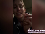My favorite hobby 1st time since COVID, B's new VLOG, foot FemDom, SloMo bouncing tits, cock & cumshot rates - Lelu Love 11/16