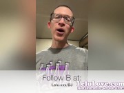 My favorite hobby 1st time since COVID, B's new VLOG, foot FemDom, SloMo bouncing tits, cock & cumshot rates - Lelu Love 5/16