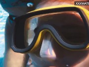 Hardcore swimming pool fucking big dick with Polina 16/16