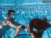 Hardcore swimming pool fucking big dick with Polina 3/16