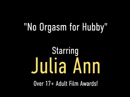 Amazing Handjob! Mean Mature Mistress Julia Ann Won't Let Her Man Cum!