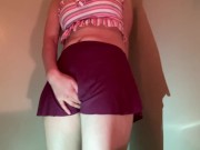 友達を待っているもおしっこがしたくなり必死に我慢するもおもらししてしまうGカップ女子 10/16