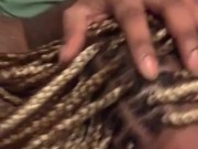 Gagging on his 12 inch dick 8/16