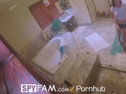 SPYFAM Big Tit Brunette Step Sis Banged 3/16