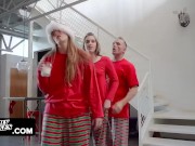 Family Strokes - Dirty Teen And Her Stepdad Having Fun While Stepmom Is Napping Right Next To Them 2/16