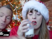 Family Strokes - Dirty Teen And Her Stepdad Having Fun While Stepmom Is Napping Right Next To Them 4/16