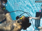 Rucheyok gets fucked and face fucked in the swimming pool 11/16