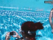 Rucheyok gets fucked and face fucked in the swimming pool 3/16