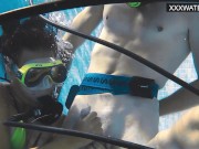 Rucheyok gets fucked and face fucked in the swimming pool 5/16