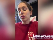 Asshole & pussy spread closeups, foot & toe Female Domination JOI, Karaoke fun, B's new behind scenes VLOG & more - Lelu Love 9/16
