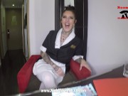 Tricking room maid into fucking me for money $$$ 8/16