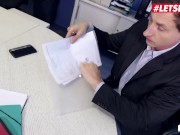 BUMSBUERO - Thick Secretary July Johnson Fucks Her Big Dick Boss - LETSDOEIT 1/16