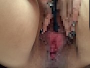 ぽっちゃり人妻肉厚おまんこ　でかクリ潮吹きオナニーでイっちゃいました 3/16