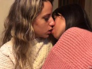 Lucky guy gets to fuck two horny amateur sluts 1/16