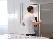 PASSION-HD Curly Haired Petite Girl Fucked On Pool Table 1/16