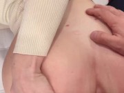 Neighbor Fucked Redhead Beauty Doggy Style After Deepthroat and Cum on Pretty Face POV 10/16