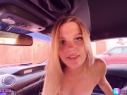 Она влюбилась и сделала минет на людях в машине - Ellie Moore 7/16