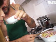 AMATEUREURO - Busty Italian Amateur Does Anal Sex With Giant Cock 2/16