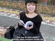 So sexy, small boobs, shaved pussy, amateur Japanese shop girl fucks stranger 1st porn video 1/16