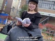 So sexy, small boobs, shaved pussy, amateur Japanese shop girl fucks stranger 1st porn video 2/16