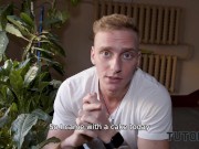 TUTOR4K. Guy forgets about failed exam by having sex with chemistry tutor 2/16