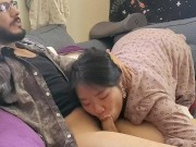 Miss Bliss Rose deepthroats Master Hannibal Thorn's cock and swallows his cum 6/16