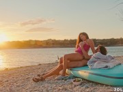 Nuestra manera de disfrutar un atardecer en Texas es un poco distinta 15/16