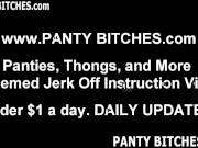 Panty Fetish Teasing And JOI Jerking Game Videos 8/16
