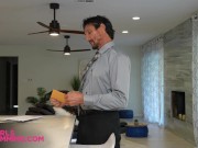 GIRLSRIMMING - Wet step-family rimming with stunning Avery Black 2/16