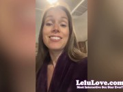 Panties cameltoe wedgie 2 newest dildos comparison Louboutin high heels barefoot & legs JOI - Lelu Love 7/16