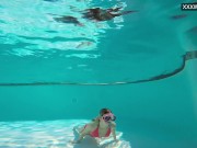 Group sex underwater with Eva Sasalka 2/16