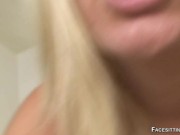 Best of POV cuckold 4 hot wives cuckold you pov style and give you a pov blowjob and fuck you then lock you in chastity and 10/16