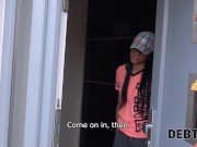 DEBT4k. Eye-candy teen debtor accepts the offer in the form of fuck 4/16