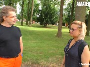 DEUTSCHLANDREPORT - Mature Lady Eats Cum After Amazing Amateur Sex - AMATEUREURO 3/16