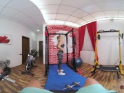 Sexercise with Fit Blonde in VR 1/16