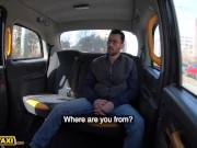 Female Fake Taxi Female driver takes passengers cum in her mouth 2/16